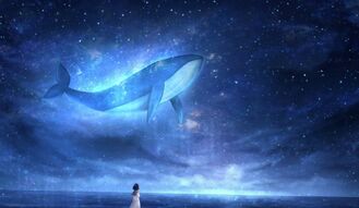 Фреска Небесный кит