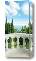 Картина Балкон с видом на море